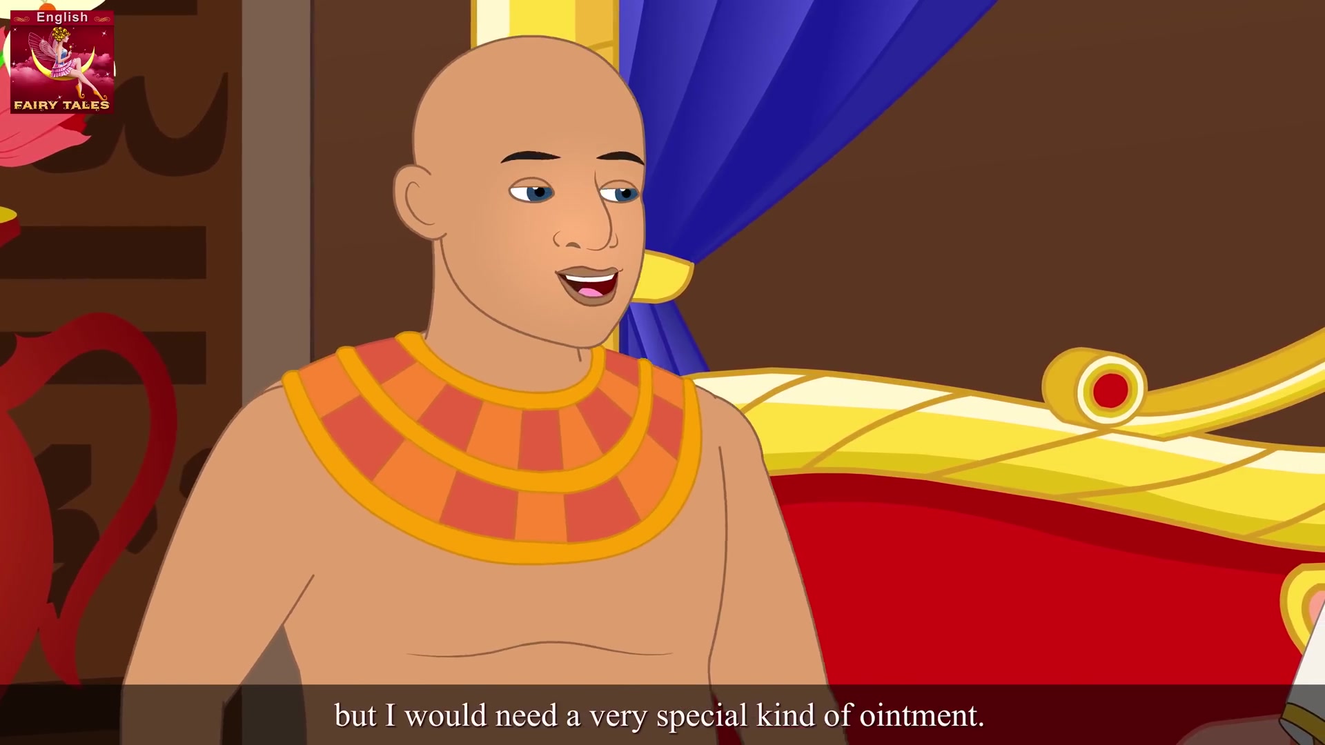 244. The Golden Headed Fish Story in English